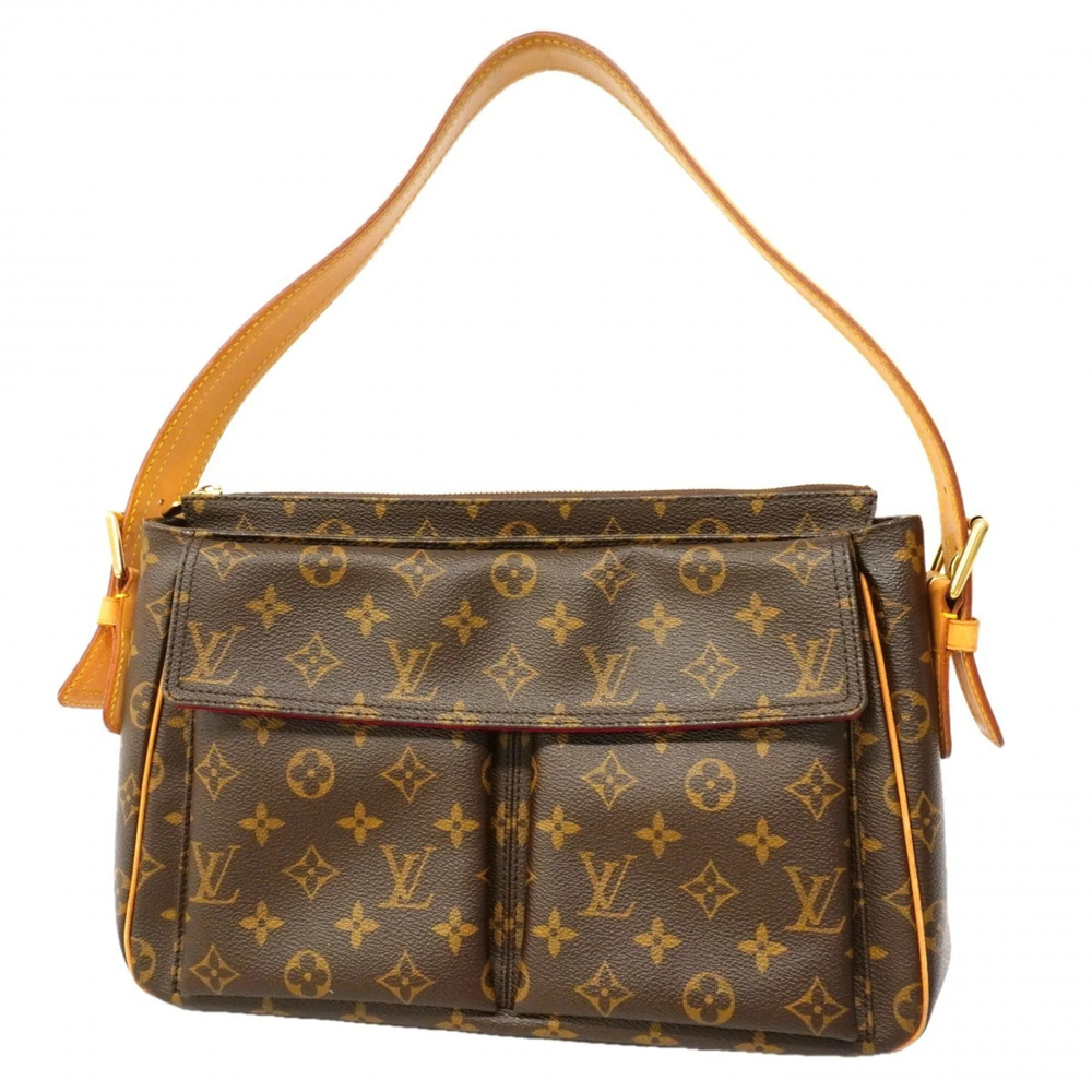 LOUIS VUITTON Authentic Brown Monogram Shoulder Bag